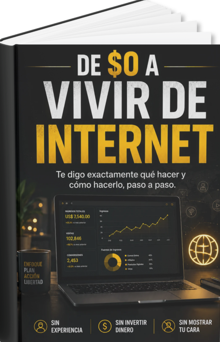DE O$ A VIVIR DE INTERNET  + 5 bonos